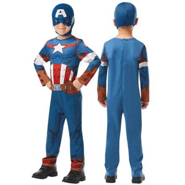 Utklädning för Barn Captain America Small