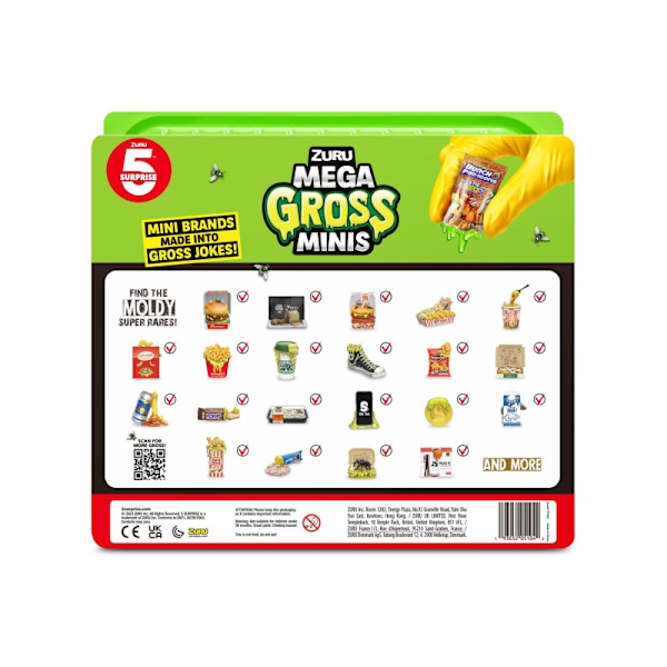 5 Surprise Zuru Mega Gross Collector's Case