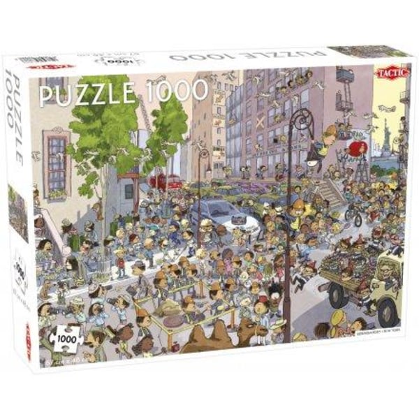 Tactic Puzzle 1000 Pieces, Børnebanden New Yorkissa Multicolor