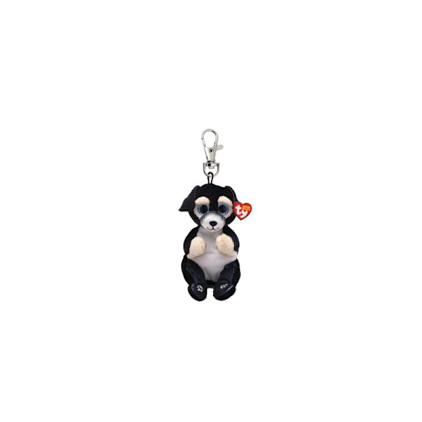 TY Beanie Bellies Clip Ranger, sort hund