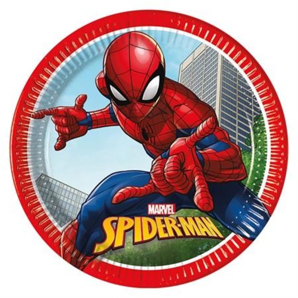 Spiderman pahvilautanen 8 kpl