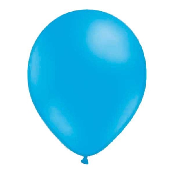 Latex Ballon Lyseblå 25-pak - Ballonkongen