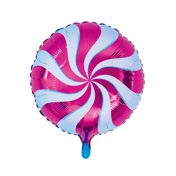 Gaggs Folieballong Swirl Rosa