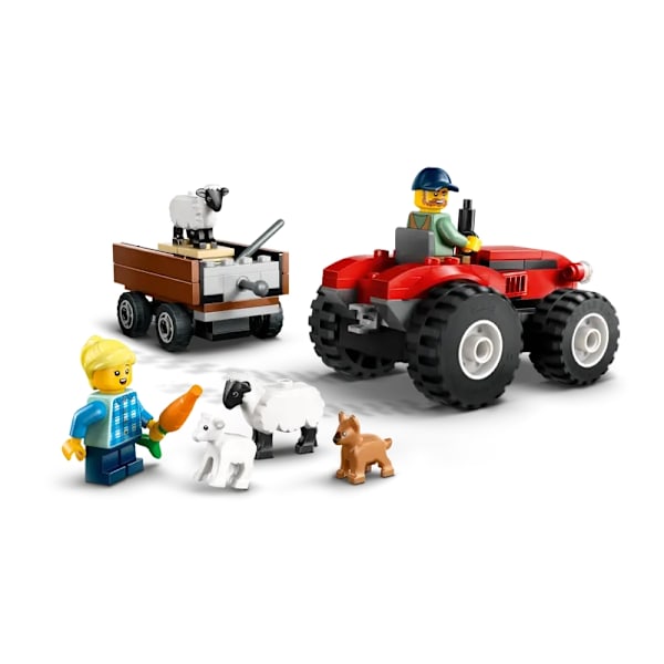 Lego City 60461 Röd jordbrukstraktor med släp och får