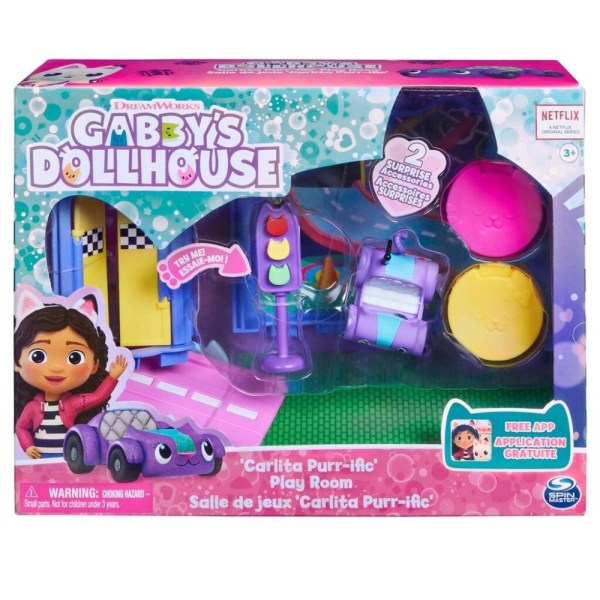 Gabby's Dollhouse Deluxe -huone, Carlita Purr-ific -leikkihuone