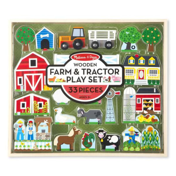 Maatila- ja traktorileikkisetti - Melissa & Doug