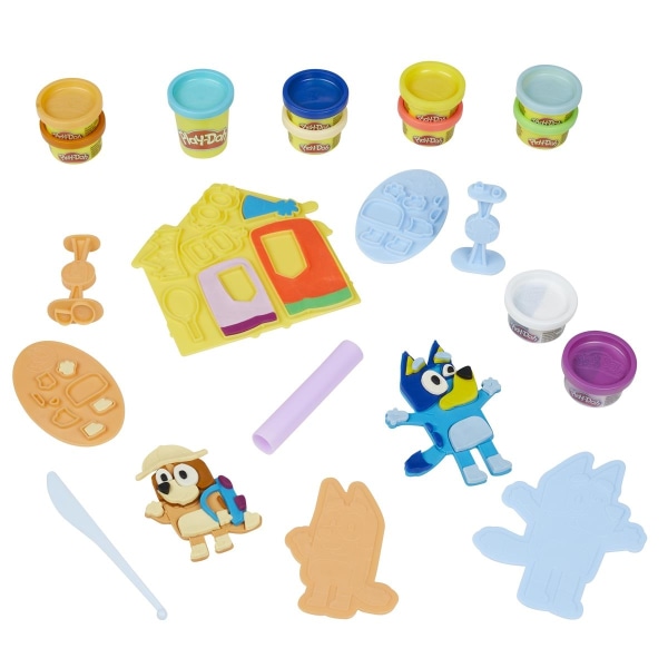 Play-Doh Bluey Make 'n Mash kostumer Legesæt