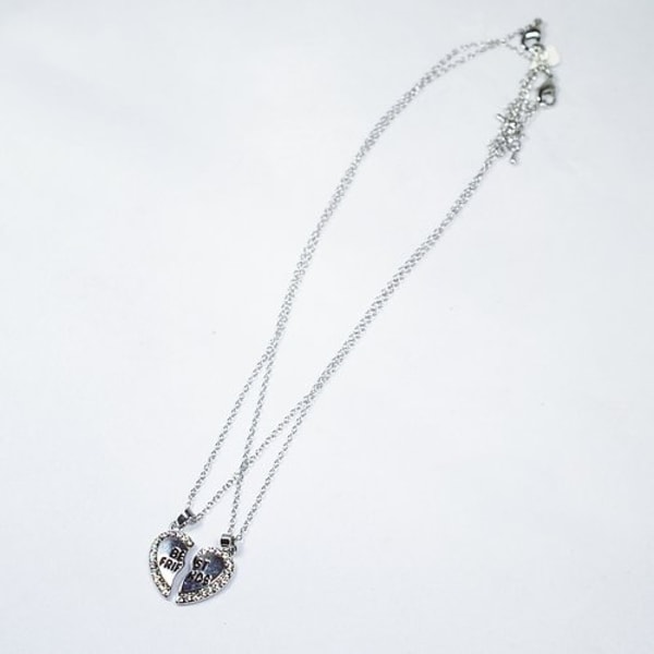 Best Friend Halsband, Hjärta - Busy Lizzie