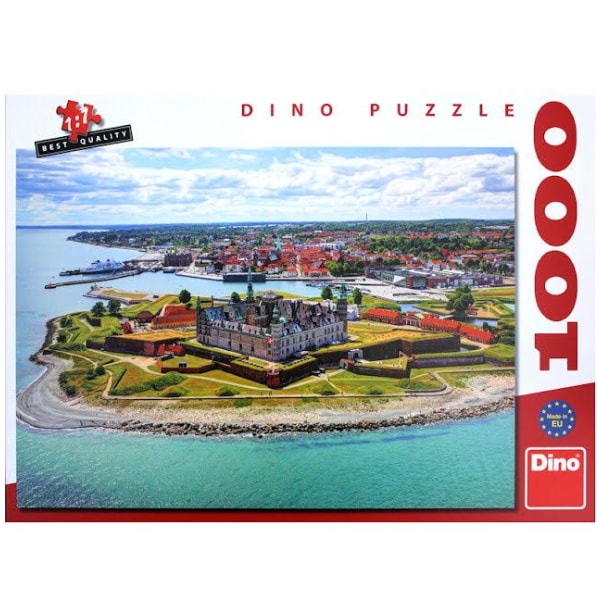 Dino 1000 Piece Puzzle, Kronborgin linna, Elsinore Multicolor