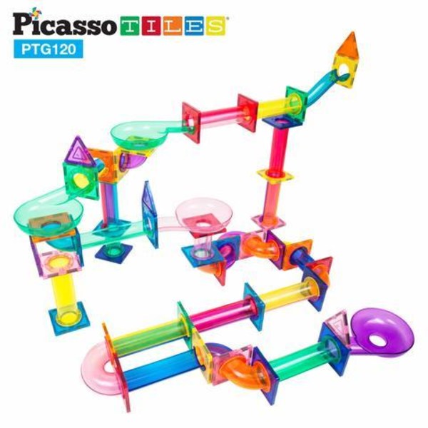 Picasso-Tiles 120 bit kuglebane Multicolor