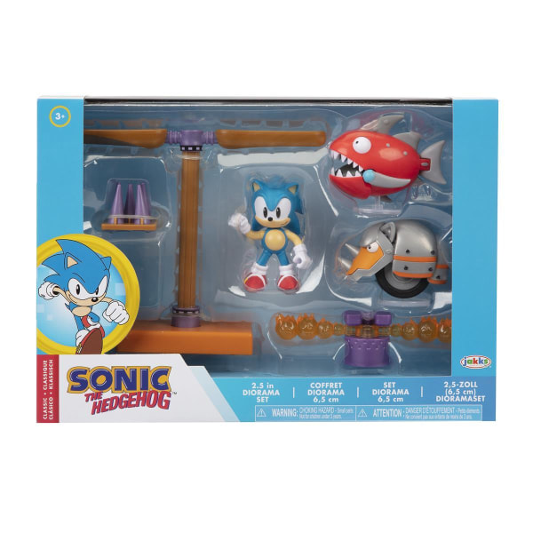 Sonic the Hedgehog Diorama Set 7 kpl