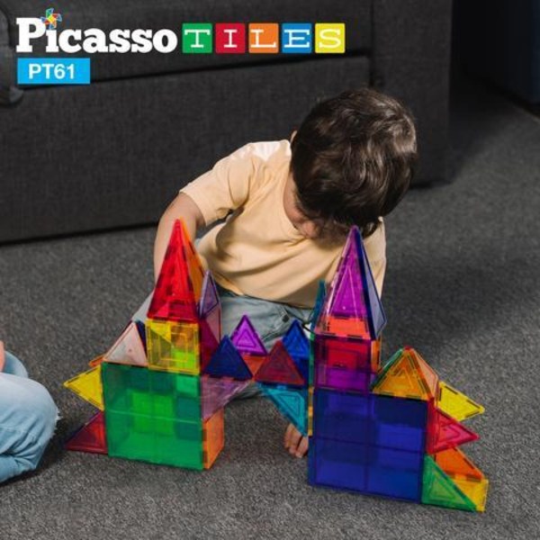 Picasso-Tiles 61 bitar Natur