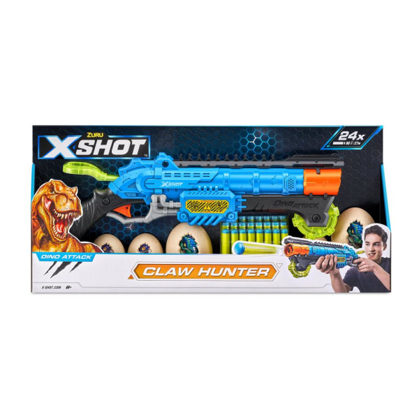 Zuru X-Shot Dino Attack Claw Hunter Foam Dart Blaster inkl. 24 P