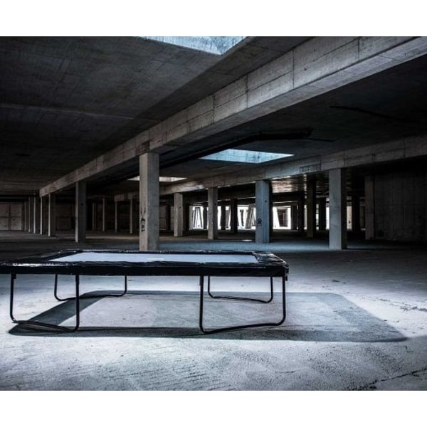 Akrobat Rektangulär Studsmatta Primus Challenger 427 x 305 cm , Grå