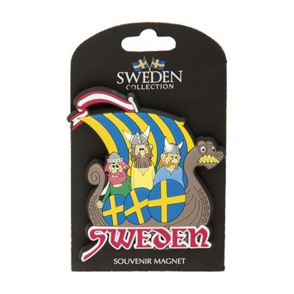 Sverige Souvenir  Vikingaskepp, Magnet