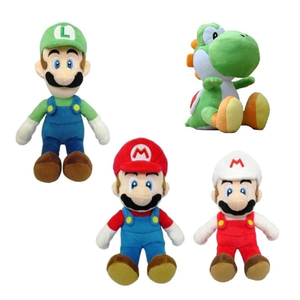 Super Mario Figur Plys Assorteret, 23 cm, 1 stk
