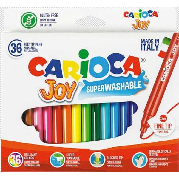 Carioca Fiberpennor 36-Pack