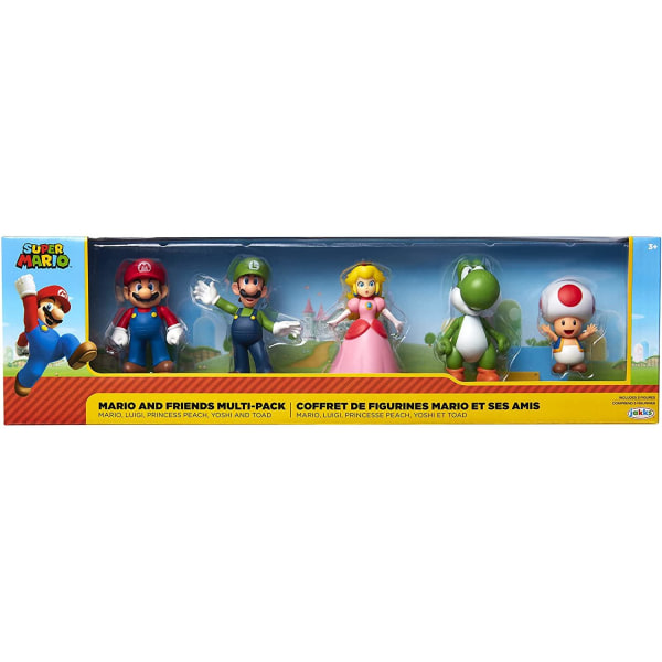Super Mario, Figures 5 Pack, Mario & Friends