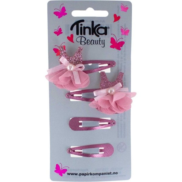 Barnhårspänne Dress 4-Pack - Tinka
