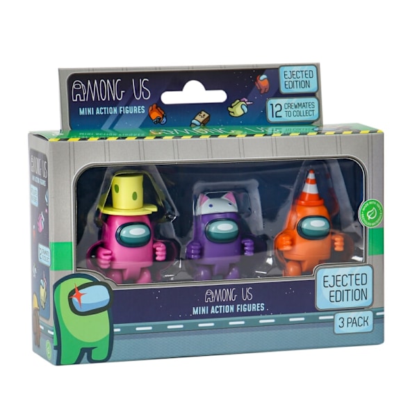 Among Us Mini Actionfigurer 3-pack