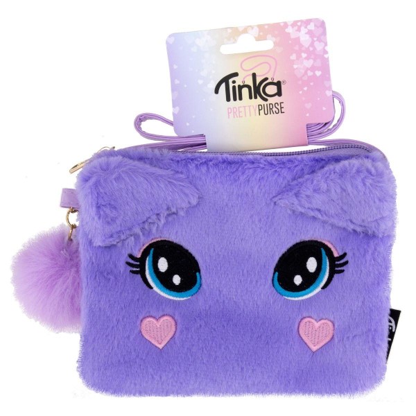 Handväska med Ansikte, Lila - Tinka Pretty Purse multifärg