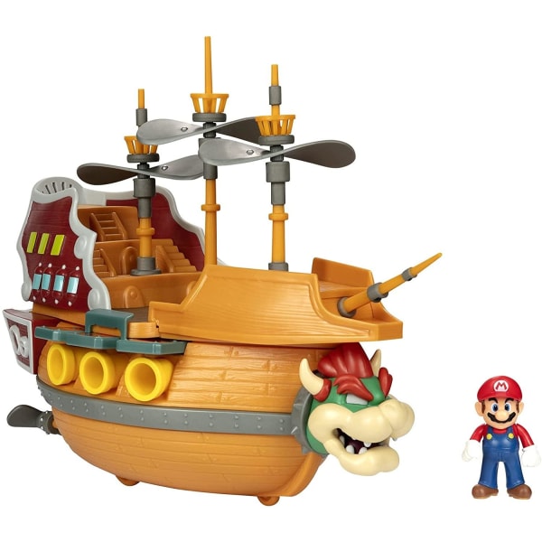 Super Mario Deluxe Playset Bowser Ship