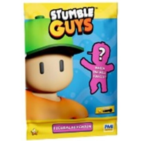 Stumble Guys S2 Figurnyckelring Foliepåse 5,5 cm, 1 st