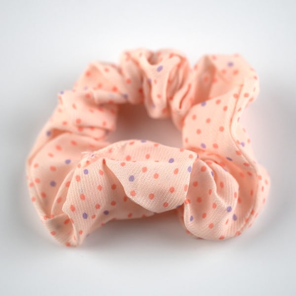 Scrunchie Dot, vaaleanpunainen - kiireinen Lizzie