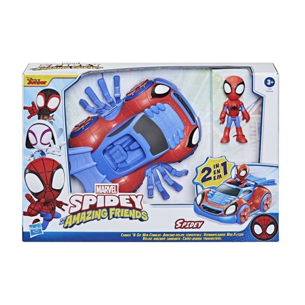 Marvel Spidey and His Amazing Friends Feature Vehicle 2-in-1