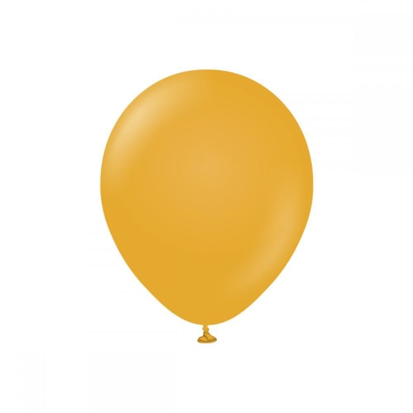 Latex balloner 25-Pak Sennep, 30 cm - Ballonkongen
