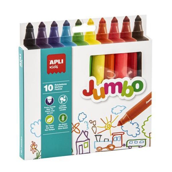 Jumbo Marker, 10 Pack - Magni