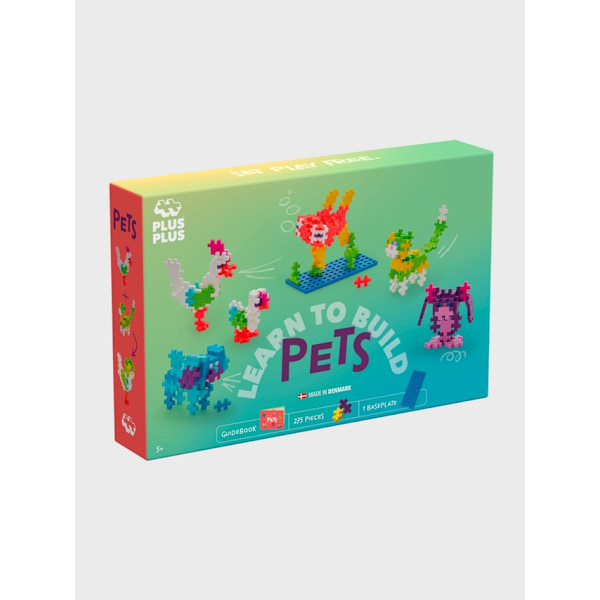 Box Plus-Plus Learn to build, Husdjur, 275 pcs