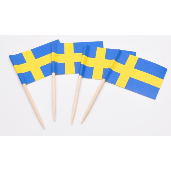 Gaggs Tandpetare Svenska Flaggan 20-Pack