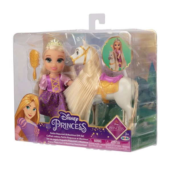 Disney Princess Rapunzel Docka Petite & Maximus