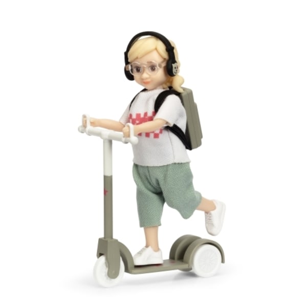 Lundby Docka med Sparkcykel - Micki