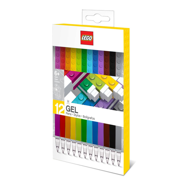 LEGO stationære gelpenne 12-pak
