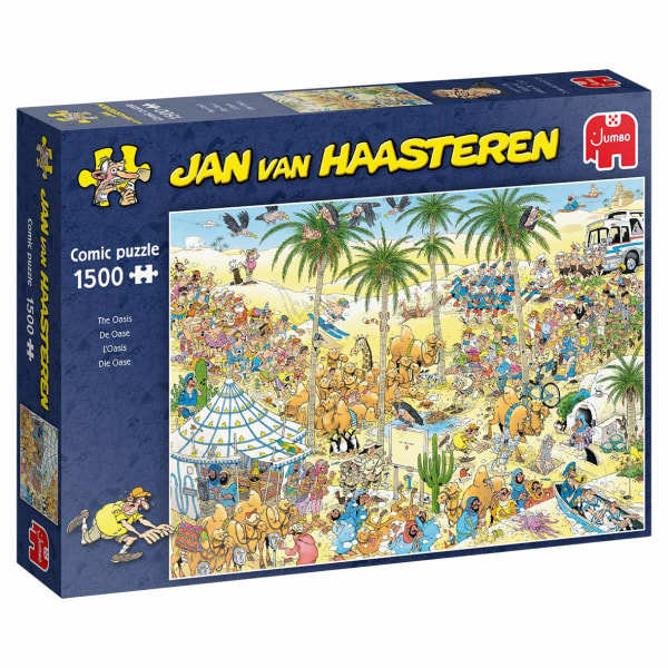 Jan van Haasteren Oasen, puslespil 1500 brikker