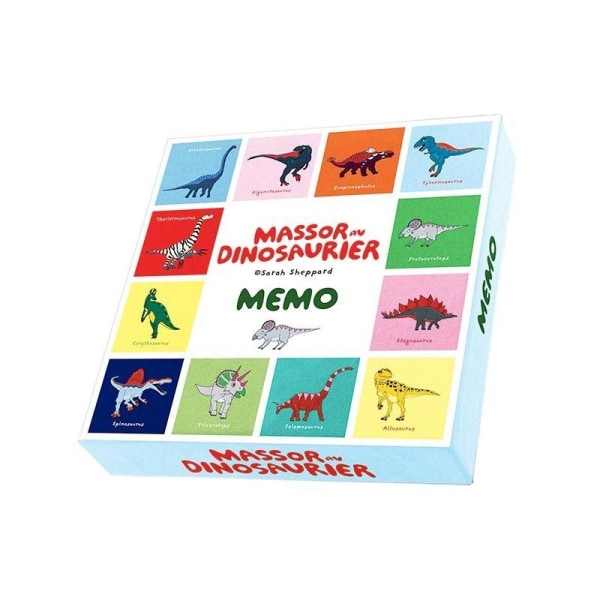 Dinosaurie Memo - Hjelm Förlag