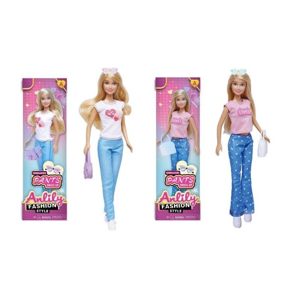 Anilily Doll med jeans Multicolor