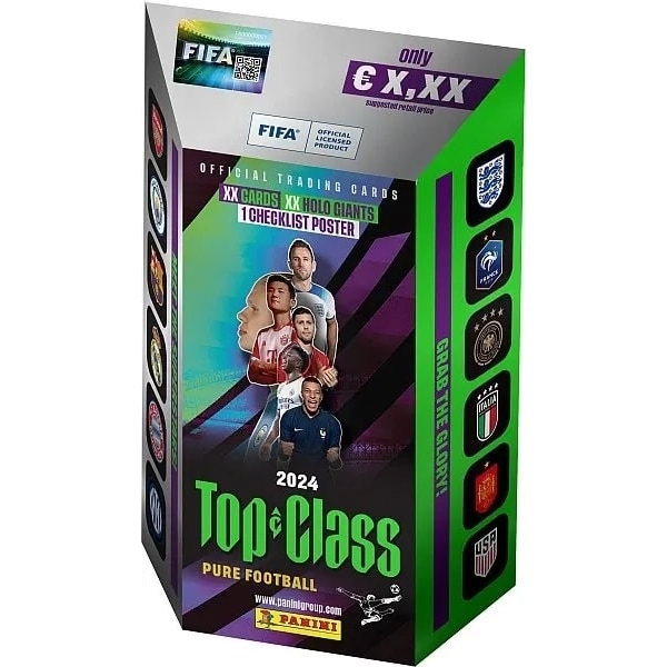 Fotbollskort Top Class 2024 Blaster Box