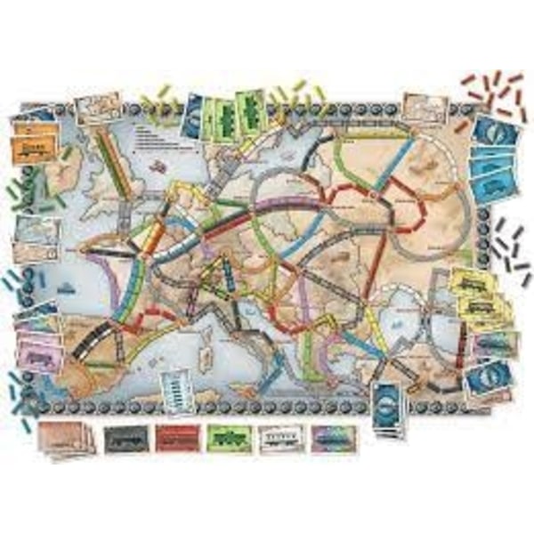 Sällskapsspel Ticket To Ride Europe, Nordic