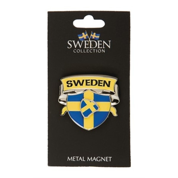 Ruotsi Souvenir Spinner Magnet, Shield
