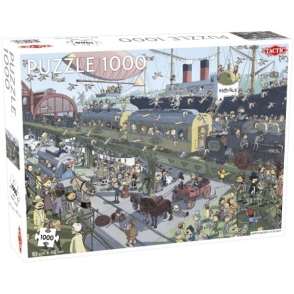 Tactic Puzzle 1000 Pieces, Børnebanden i Fortiden Multicolor