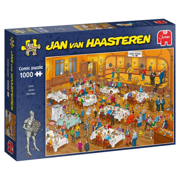 Jan van Haasteren Dart, puslespil 1000 brikker