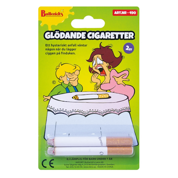 Buttericks Glödande Cigaretter, 2 st