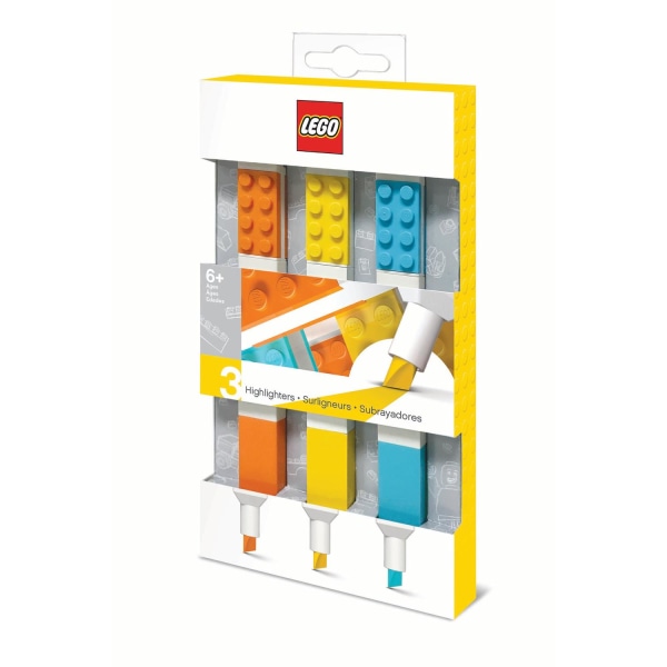 LEGO Stationary Highlighters, 3-Pack