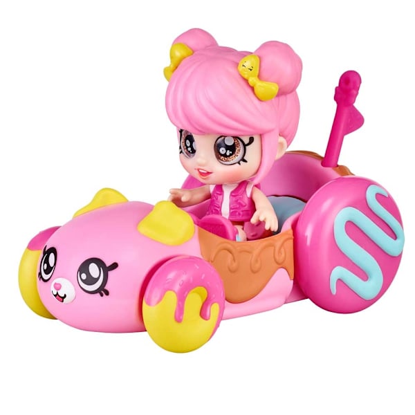 Kindi Kids Mini Dukke Donatina Med Bil