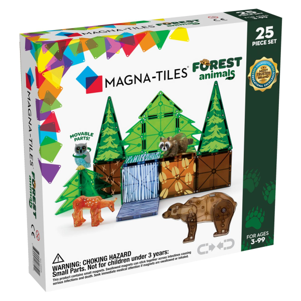 Magna-tiles, Forest Animals - 25 pcs