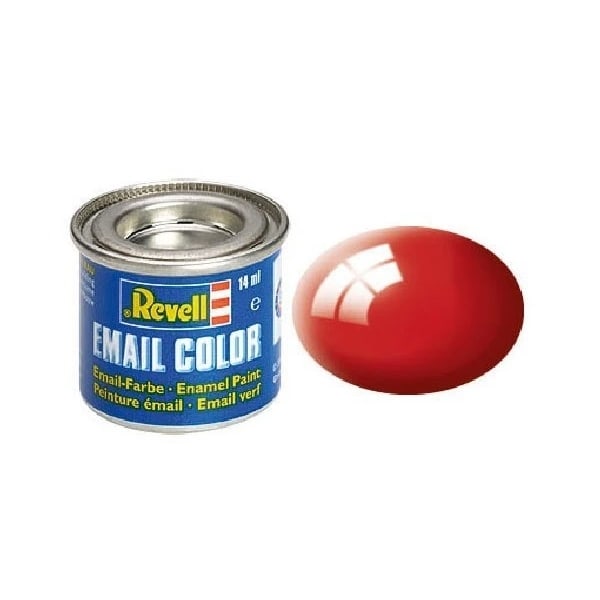 Revell Emaljfärg 14 ml. Fiery Red, Gloss Punainen