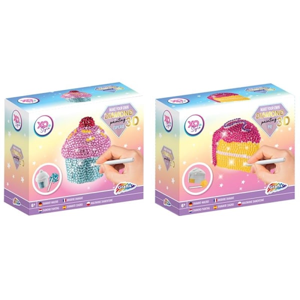 Diamantmålning Cupcake eller Paj